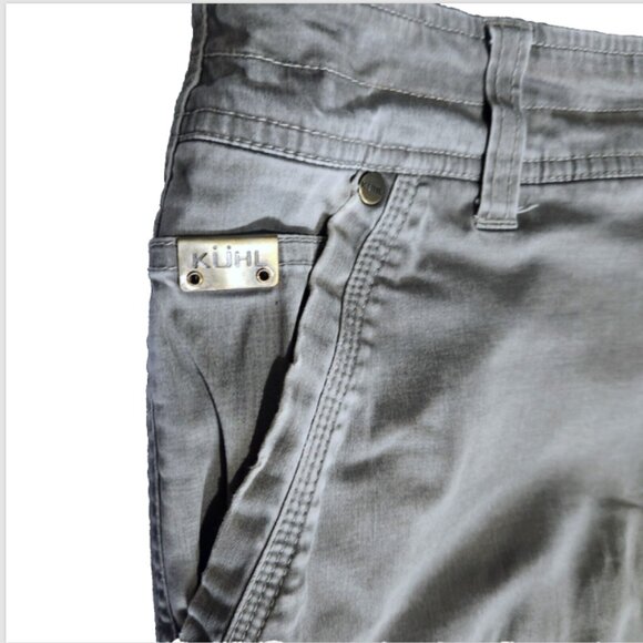 Kuhl Pants Men 34 x 32 Gorpcore Outdoor Grey Vintage Patina Dye - Picture 5 of 13